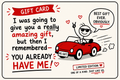 “Im The Gift” Gift Card